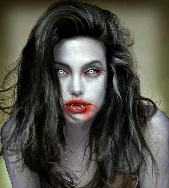 Angelina Jolie Zombie Look