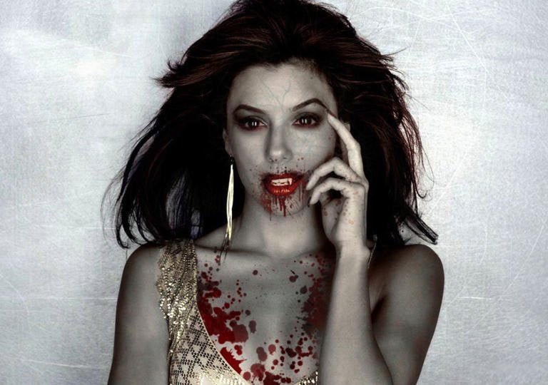 Eva Longoria Zombie Makeup
