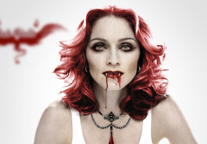 Madonna Vampire Makeup