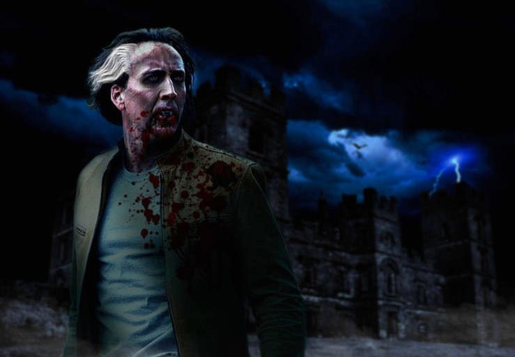 Nicolas Cage Vampire Makeup