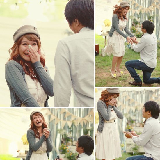 10 megható lánykérés