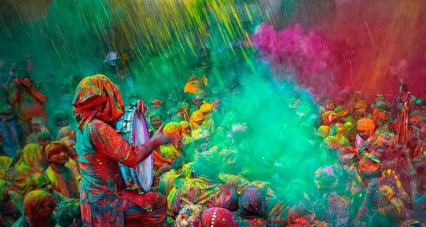 holi fesztivál India