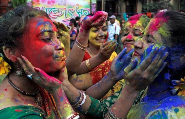 holi fesztivál India