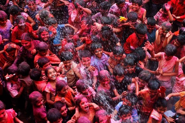 holi fesztivál India