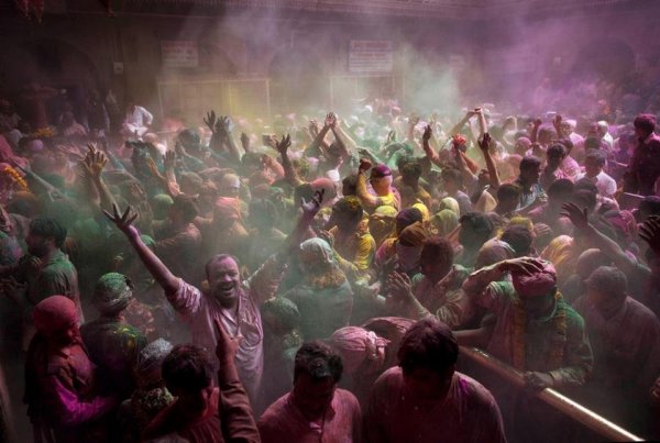 holi fesztivál India