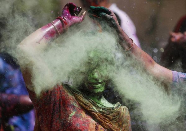 holi fesztivál India