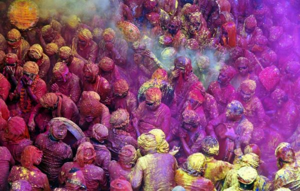 holi fesztivál India