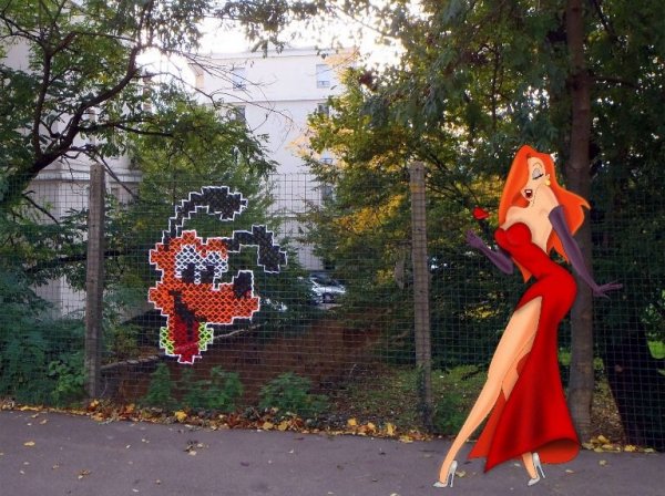 Keresztszemes street art