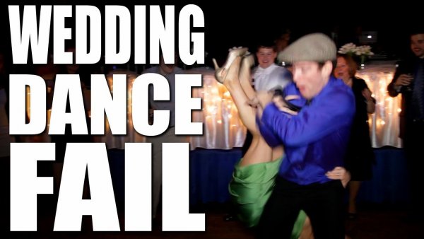 wedding dance fail