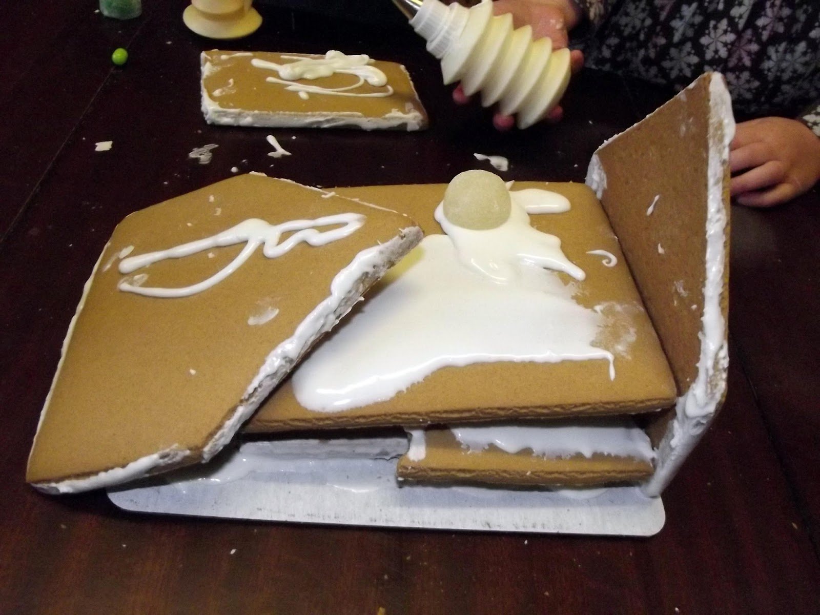 gingerbread house in march 2